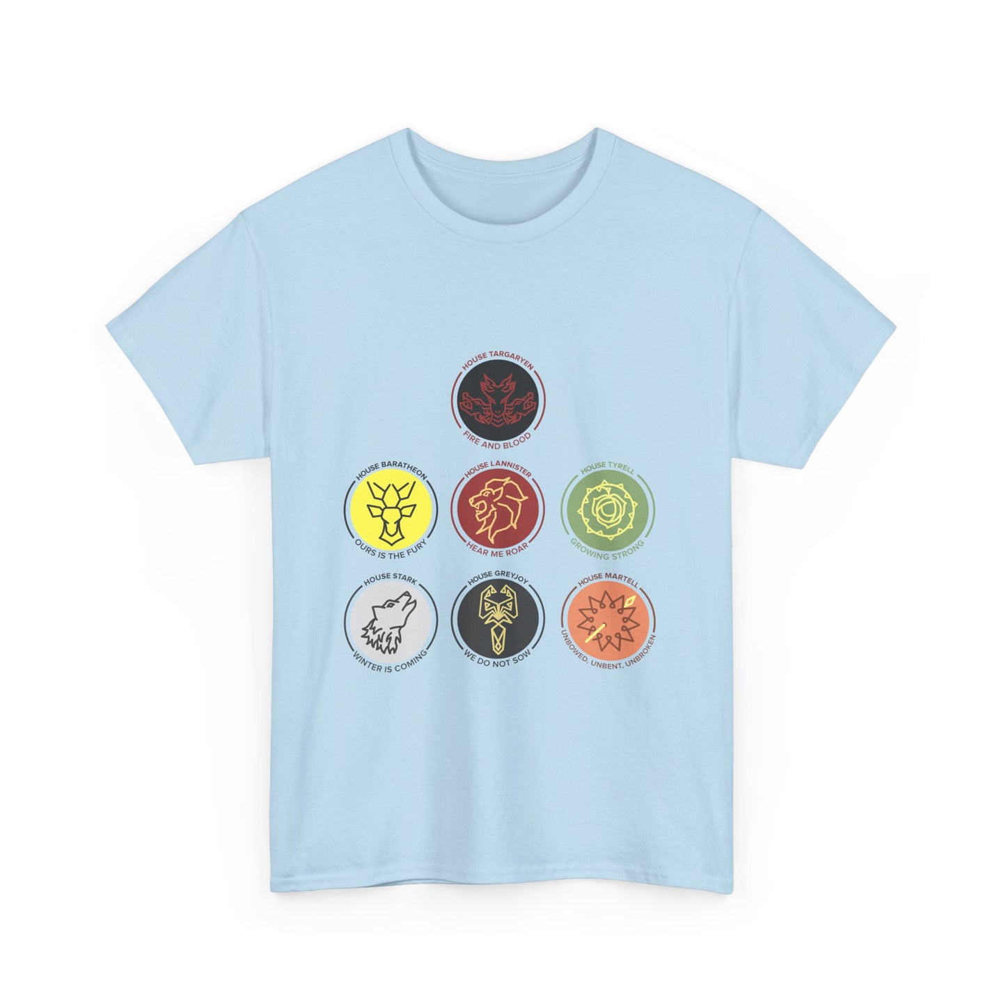 Game of Thrones Houses T-shirt