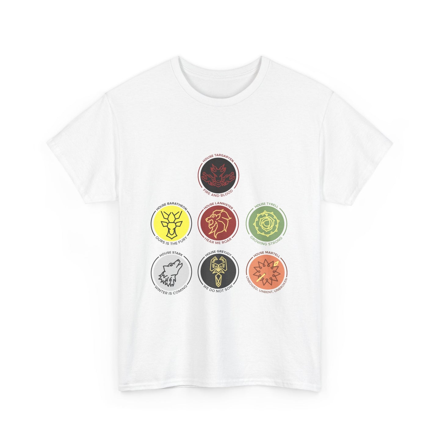 Game of Thrones Houses T-shirt